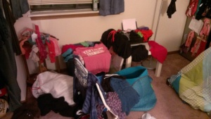 clothes everywhere